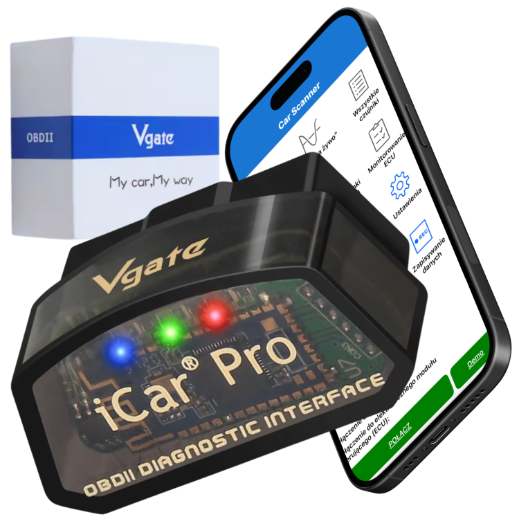 Interfejs diagnostyczny Vgate iCar Pro BT 4.0 / BT 5.0