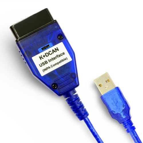 Interfejs OBD2 INPA 2K+DCAN switch USB Blue