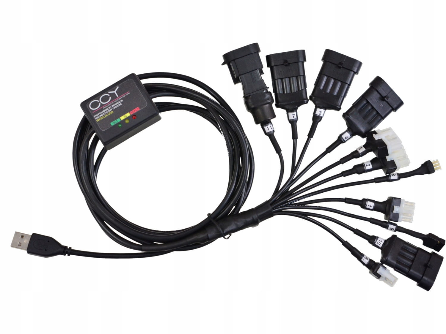 500c8022125487804914e57622a824c7.jpg Interfejs LPG USB FTDI z 11 złączami CCY