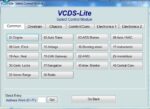 Zrzut ekranu VCDS-Lite – wybór modułu sterującego (silnik, ABS, airbag)
