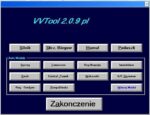 Zrzut ekranu polskiego programu diagnostycznego do VAG – menu główne